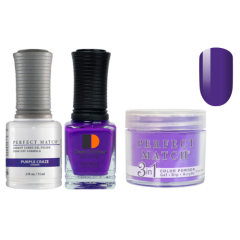 Lechat Dip, Gel, Polish Trio Purple Craze #277, 3pc Bundle