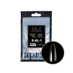 APRÉS  Sculpted Almond Long Size 01, Refill Tips