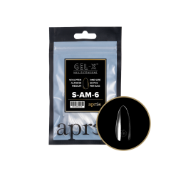 APRÉS  Sculpted Almond Medium Size 6, Refill Tips