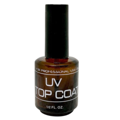 Empty Glass Bottle Printed UV/Top Coat .5oz