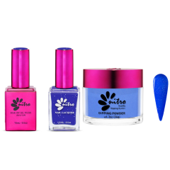 Nitro Amber Trio #104 Glitzy Blue,, 3pc Bundle
