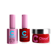 Chisel Cloud Dip, Gel & Polish #03 Florida, Trio Bundle