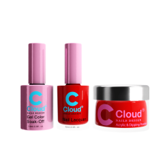 Chisel Cloud Dip, Gel & Polish #04 Florida, Trio Bundle