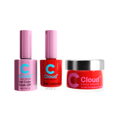 Chisel Cloud Dip, Gel & Polish #07 Florida, Trio Bundle