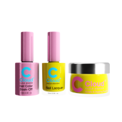 Chisel Cloud Dip, Gel & Polish #13 Florida, Trio Bundle