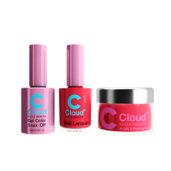 Chisel Cloud Dip, Gel & Polish #16 Florida, Trio Bundle