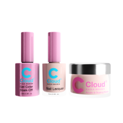 Chisel Cloud Dip, Gel & Polish #34 Florida, Trio Bundle