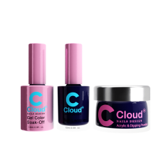 Chisel Cloud Dip, Gel & Polish #41 Florida, Trio Bundle