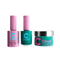 Chisel Cloud Dip, Gel & Polish #44 Florida, Trio Bundle