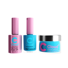Chisel Cloud Dip, Gel & Polish #45 Florida, Trio Bundle