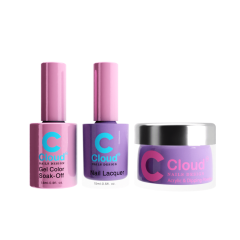 Chisel Cloud Dip, Gel & Polish #48 Florida, Trio Bundle