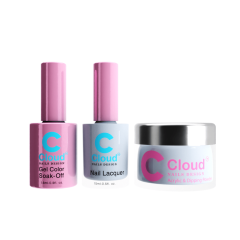 Chisel Cloud Dip, Gel & Polish #49 Florida, Trio Bundle