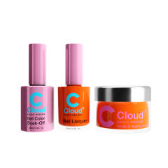 Chisel Cloud Dip, Gel & Polish #56 Florida, Trio Bundle