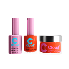 Chisel Cloud Dip, Gel & Polish #62 Florida, Trio Bundle