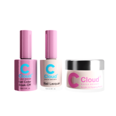 Chisel Cloud Dip, Gel & Polish #63 Florida, Trio Bundle
