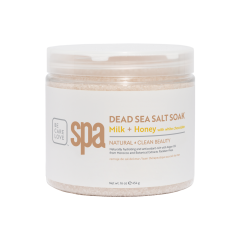 BCL SPA Dead Sea Salt Soak Milk Honey w/ White Chocolate, 16oz
