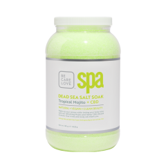 BCL SPA Dead Sea Salt Soak Mojito Mint CBD, 128oz