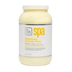 BCL SPA Massage Cream Brightening Lemon Lily, 128oz