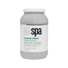 BCL SPA Massage Cream Tingling Charcoal 128oz