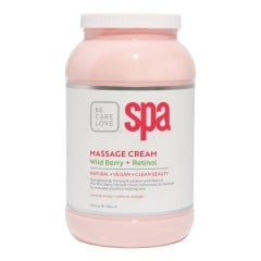 BCL SPA Massage Cream Wild Berry + Retinol 128oz