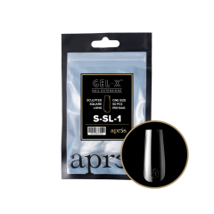 APRÉS Gel-X Sculpted Square Long Size 1 Refill Tips