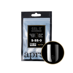 Apres Gel X Sculpted Square Short Size 0 Refill Tips