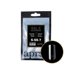 APRÉS  Sculpted Square Short Size 07, Refill Tips