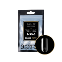 Apres Gel X Sculpted Square Short Size 6 Refill Tips