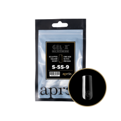 Apres Gel X Sculpted Square Short Size 9 Refill Tips