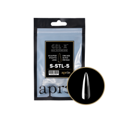 Apres Gel X Sculpted Stiletto Long Size 5 Refill Tips