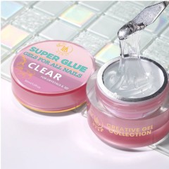 HYBA Super Glue Nail Art Adhesive Gel Clear