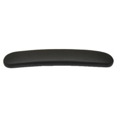 20" Armrest for Nail Table Long Black Curve