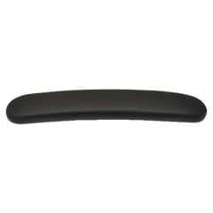 20" Armrest for Nail Table Long Black Straight
