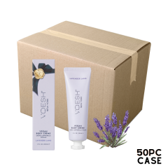 Voesh Vegan Body & Hand Creme Lavender Land, 50pc Case
