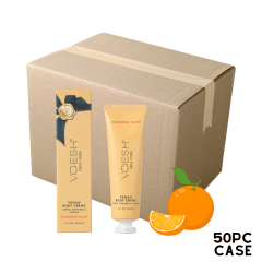 Voesh Vegan Body & Hand Creme Tangerine Glow, 50pc Case