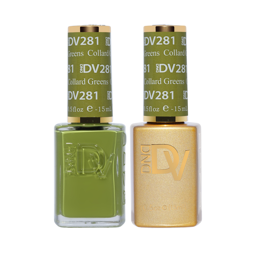DIVA Gel Polish Set #281 Collard Greens, 0.5 fl oz