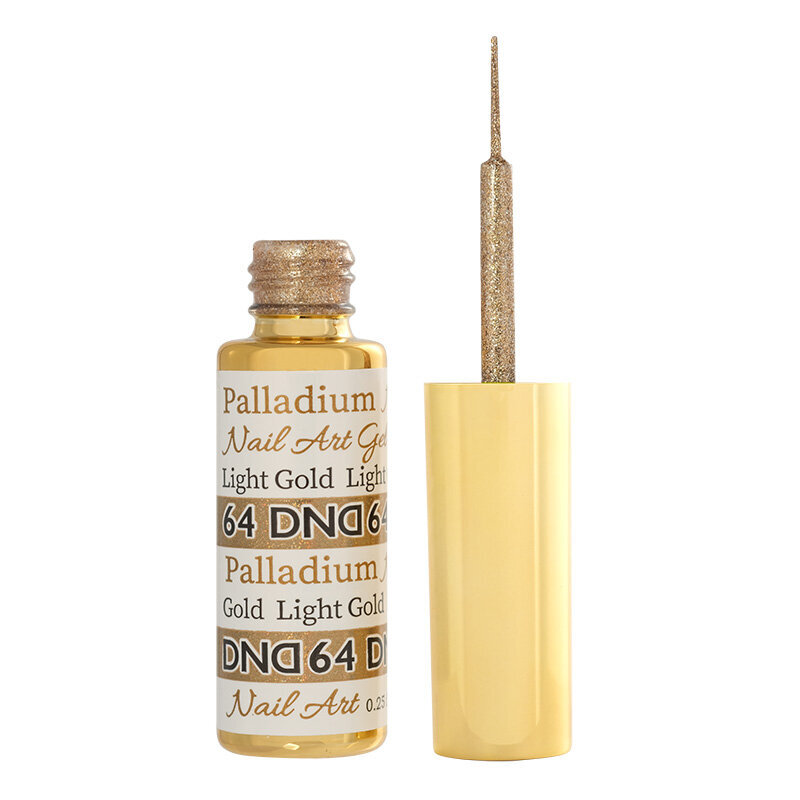 DND Nail Art Striper Palladium #64 Light Gold, 0.25 fl oz